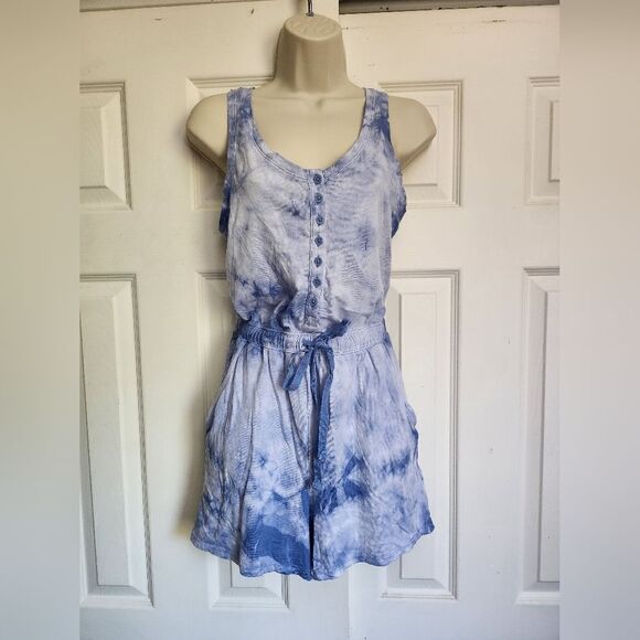 Gap blue tie dye romper $12 - Picture 1 of 1